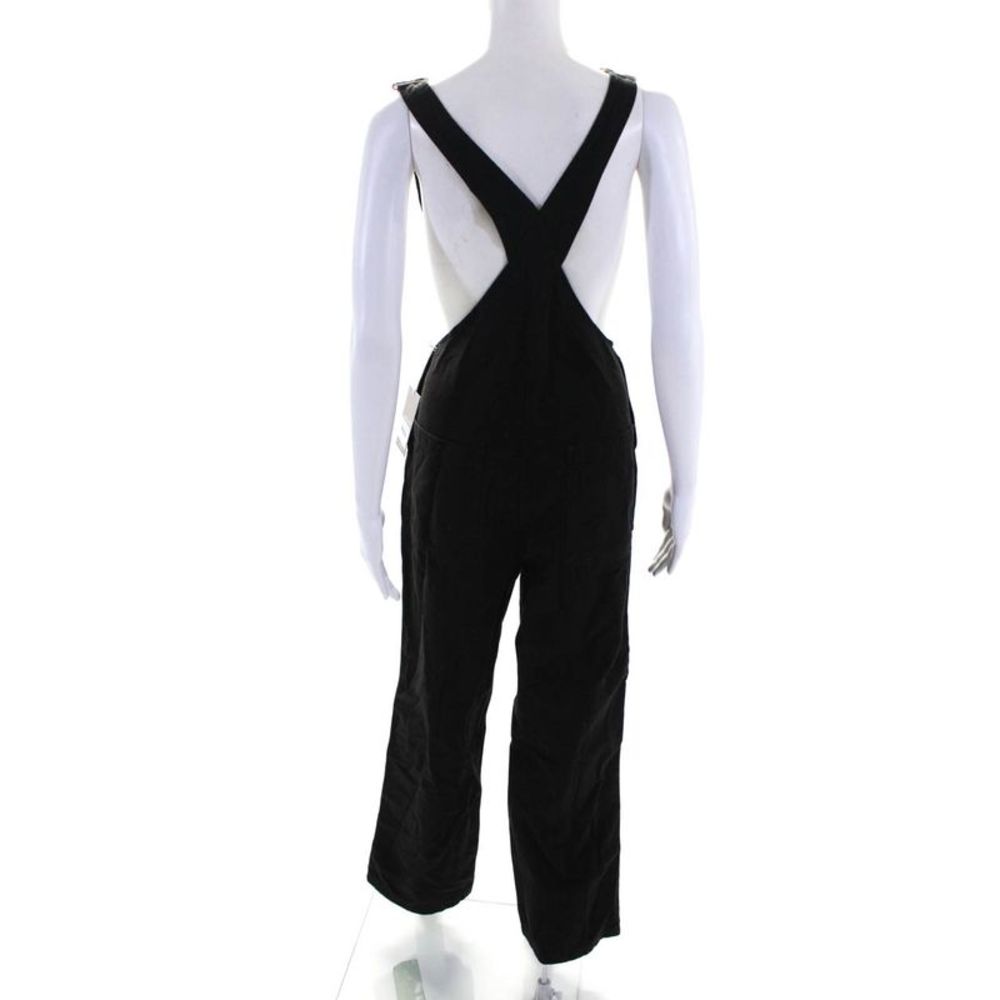Everlane Womens Black The Canvas Overalls Size 12 - Picture 3 of 5